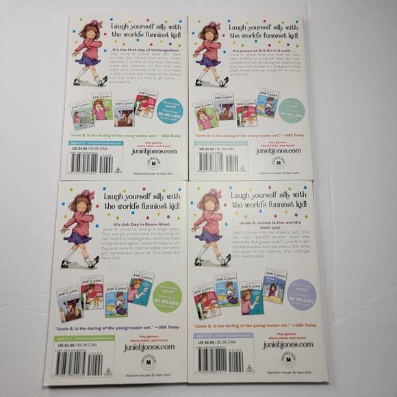Junie B Jones ~ First Boxed Set Ever! ~ Barbara Park ~ Paperbacks Books 1-4 - Picture 2 of 4